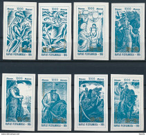 Mi 64-71 B ** MNH National Epic Poetry Manas 1,000th Anniversary - Kirgizië