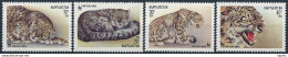 Mi 22-25 ** MNH WWF Snow Leopard Panthera Uncia - Kirgisistan