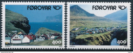 Mi 246-47 ** MNH NORDEN Tourism Tourist Attractions Gjógv Island - Faroe Islands