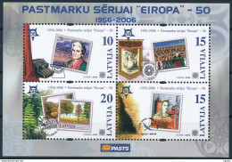 Mi Block 21 ** MNH Complete Set Lettonie Lettland Letonia Letland - Briefmarken Auf Briefmarken