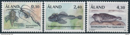 Mi 124-26 ** MNH Baltic Sea Fauna Chaetiliidae Shrimp Fish Fourhorn Sculpin Ringed Seal - Ålandinseln