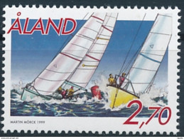 Mi 158 ** MNH Sailboat Match Race Regatta Ships Sailing Sport - Aland