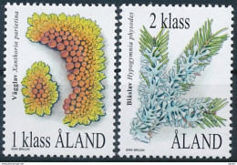 Mi 159-60 ** MNH Lichen Flechte Hypogymnia Physodes Xanthoria Parietina - Ålandinseln