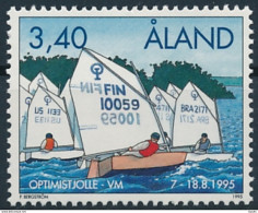 Mi 104 ** MNH Optimist Regatta Sailing Dinghy World Championships - Aland