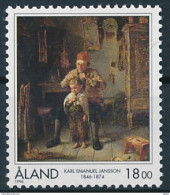 Mi 116 ** MNH Painter Karl Emanuel Jansson 150th Anniversary Painting Art - Aland