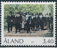 Mi 63 ** MNH Self-government Autonomy Parliament 70th Anniversary Politics - Aland