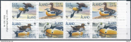 Mi MH 9 Booklet ** MNH WWF Birds Duck Polysticta Stelleri - Aland