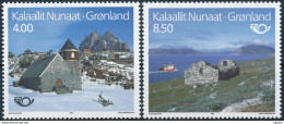 Mi 234-35 ** MNH NORDEN Tourist Attractions Churches - Unused Stamps