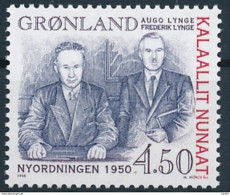 Mi 315 ** MNH Politics Politicians Augo And Frederik Lynge - Unused Stamps