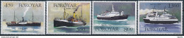 Mi 348-52 ** MNH Smyril Shipping Line Ships Ferry - Isole Faroer