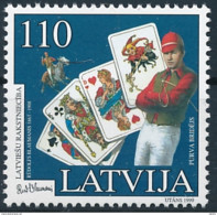 Mi 499 ** MNH Writer Rūdolfs Blaumanis Playing Cards Joker - Latvia Lettonie Lettland Letonia Letland - Latvia