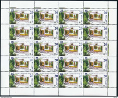 Latvia Mi 652-55 ** MNH Complete Set Of Sheets - Lettonie Lettland Letonia Letland - Timbres Sur Timbres