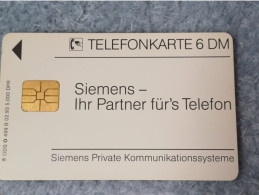 GERMANY-1130 - O 0499b - Siemens AG – Hicom 8 - 5.000ex. - O-Reeksen : Klantenreeksen
