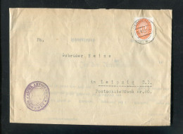 "DEUTSCHES REICH" 1932, Dienstbrief Mit Stegstempel "HERRNHUT" (A2039) - Briefe U. Dokumente