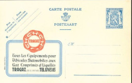 BELGIUM PPS 50C BLUE "SCEAU D'ETAT" SBEP PUBLIBEL 486 TRAGAZ UNUSED - Werbepostkarten