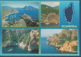 Scandola, Réserve Naturelle En Corse à La Fois Marine Et Terrestre, Multivues, Girolata, Elbo, - Andere & Zonder Classificatie