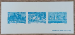 GRAVURE YT N°3702, 3703, 3707 - PORTRAITS DE REGIONS / LA FRANCE A VOIR - 2004 - Documents Of Postal Services