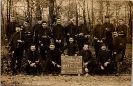 CP Carte Photo D'époque Photographie Vintage Militaire 34° Artillerie 3uniforme  - Guerre, Militaire