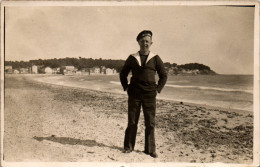 CP Carte Photo D'époque Photographie Vintage Militaire Marin Marine à Situer - Guerre, Militaire