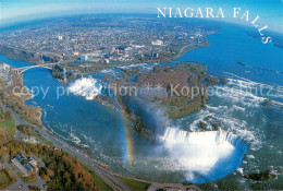 73746584 Niagara Falls Ontario Birds Eye View Of Canadian Horseshoe Falls Rainbo - Unclassified