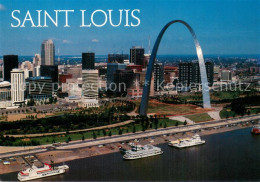 73745968 St Louis Missouri Aerial View The Gateway Arch The Old Cathedral Busch  - Other & Unclassified