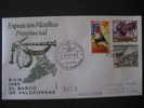 BARCO DE VALDEORRAS Orense Galicia 1965 Expo Fil Vino Wine Uva Grape Gaita Musica Matasellos Especial Sobre Cover Lettre - Lettres & Documents