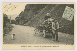 Le Mont-Dore : Comment Le Bois Descend De La Montagne - Chien, Charette (z3662) - Le Mont Dore