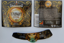 Bier Etiket (7c4b), étiquette De Bière, Beer Label, Tarot D'Or Brouwerij Lindemans - Cerveza