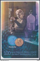 Mi Block 201 MNH ** Joint Issue Sweden Poland / Woman, Scientist, Physicist, Chemist, Marie Curie, Nobel Prize Laureate - Neufs