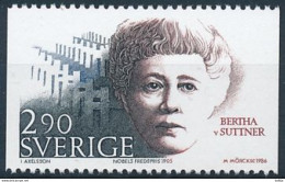 Mi 1413 MNH ** / Pacifist, Novelist, Woman Bertha Von Suttner, Nobel Peace Prize Laureate 1905 - Ungebraucht