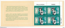 Mi 701 Booklet ** MNH / Lithuanian Philatelic Society 75th Anniversary, Stamp On Stamp - Lithuania