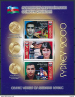 Mi Block 44 MNH ** / Medalists 2000 Summer Olympics Sydney / Wrestling, Sport Shooting, Boxing, Woman - Azerbaijan