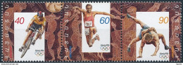 Mi 289-91 MNH ** Summer Olympics Atlanta 1996 / Cycling, Track And Field, Long Jump, Wrestling - Armenië