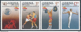 Mi 199-202 MNH ** Summer Olympics Barcelona 1992 / Boxing, Weightlifting, Artistic Gymnastics, Rings - Armenië