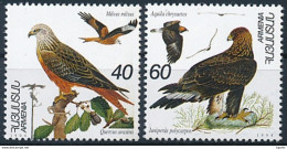 Mi 246-47 MNH ** Birds Of Prey, Raptors / Red Kite, Milvus Milvus, Golden Eagle, Aquila Chrysaetos - Armenia