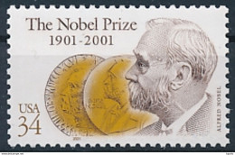 Mi 3444 MNH ** Joint Issue Sweden / Nobel Prize 100th Anniversary - Unused Stamps