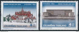 Mi 2150-51 MNH ** Joint Issue Sweden / Royal Palaces, Bangkok, Stockholm - Tailandia