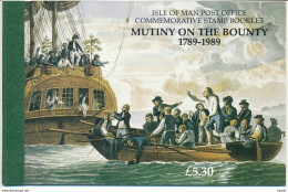 Mi MH 18 ** MNH - Mutiny On The Bounty Prestige Booklet - Isle Of Man