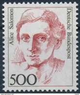 Mi 1397 MNH ** / Writer Social Reformer Alice Salomon Jewish / Notable Women Woman - Unused Stamps