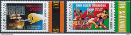 Mi 543-44 A MNH ** / CEPT Europa, Poster Art - Stop Terrorism, Sport / Volleyball, Boxing, Wrestling - Azerbaijan