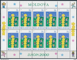 Mi 363 MNH ** Sheetlet / CEPT Europa - Moldavie