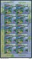 Mi 693 ** MNH Small Sheet Kleinbogen / CEPT Europa Nature & National Parks - Lithuania