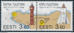 Mi 365-66 MNH ** Ristna & Kõpu Lighthouse - Estonie Estland Estonie Eesti - Estonie