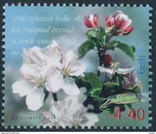 Mi 431 MNH ** Spring Stamp Flower Flora - Estonie