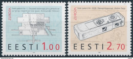 Mi 233-34 MNH ** CEPT Europa Inventions - Estonia Estland Estonie Eesti - Estonia