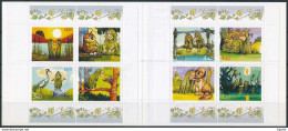 Mi MH 2 Booklet MNH ** Characters Fairytale Fairy Tale Pokuland Edgar Valter - Owl, Crane, Dog - Estland