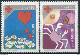 Mi 2515-16 ** MNH / Health Care, Blood Donation, Fight Against Cancer - Neufs