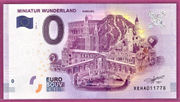 0-Euro XEHA 2018-4 MINIATUR WUNDERLAND - HAMBURG - VENICE - Essais Privés / Non-officiels