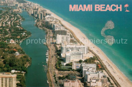 73745478 Miami_Beach Fliegeraufnahme Hotels From Shawnee And Fontainebleau Hilto - Altri & Non Classificati