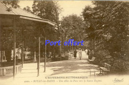 63 - Royat-les-Bains - Une Allée Du Parc Vers La Source Eugénie - Royat